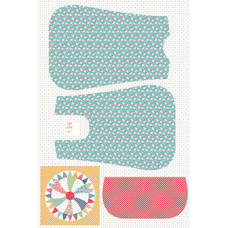 Cook Book - Home Dec Mums Apron Panel Multi