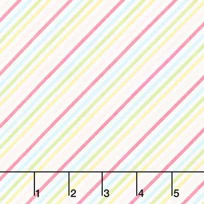 Cora - Diagonal Stripe Multi Yardage