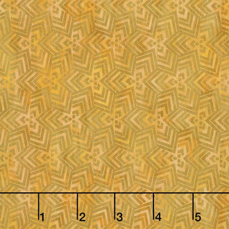 Cosmos - Triangles Gold Digitally Printed Yardage