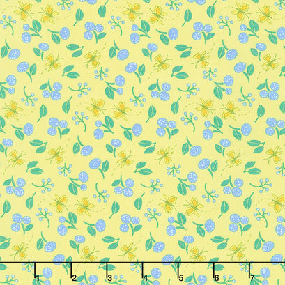Cottage Bleu - Little Drawings Sunlit Yardage