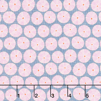 Cotton Beach - Limpet Shell Blue Yardage