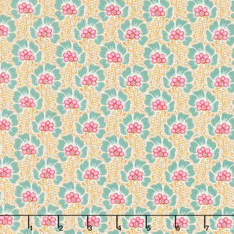 Cotton Beach - Ocean Flower Honey Yardage