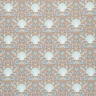 Cotton Beach - Scallop Shell Grey Yardage