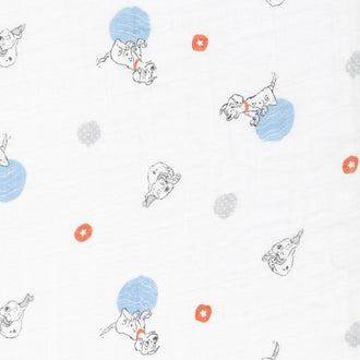 Cotton Muslin Double Gauze - Dalmatian Multi Yardage