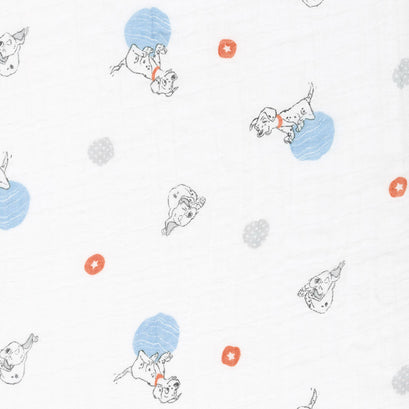 Cotton Muslin Double Gauze - Dalmatian Multi Yardage