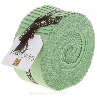 Cotton Supreme Solids Nile Green Pixie Strips