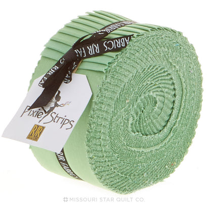 Cotton Supreme Solids Nile Green Pixie Strips