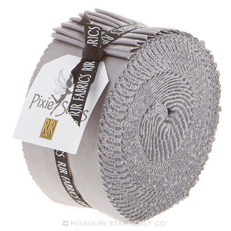 Cotton Supreme Solids Silver Pixie Strips