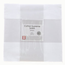 Cotton Supreme Solids White Patty Cake