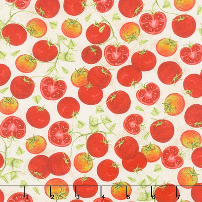 Country Road Market - Tomatoes Tan Yardage