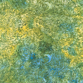 Countryside Batiks - Starry Night Cactus Yardage