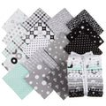 Cozy Cotton Flannels Cool Mint Fat Quarter Bundle