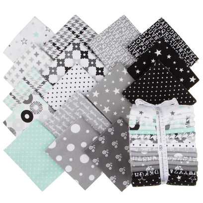 Cozy Cotton Flannels Cool Mint Fat Quarter Bundle