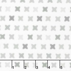 Cozy Cotton Flannels - Cool Mint X Grey Yardage Primary Image