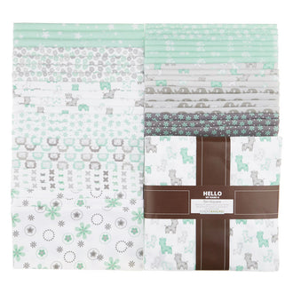 Cozy Cotton Flannels - Mint Ten Squares