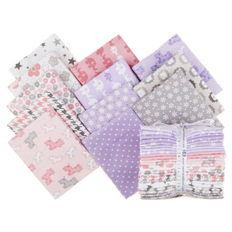 Cozy Cotton Flannels - Pink Fat Quarter Bundle