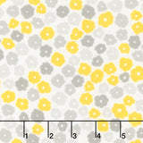 Cozy Cotton Flannels - Yellow Flowers Yardage Primary Image