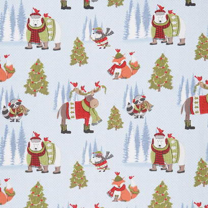 Cozy Critters - Scenic Blue Yardage