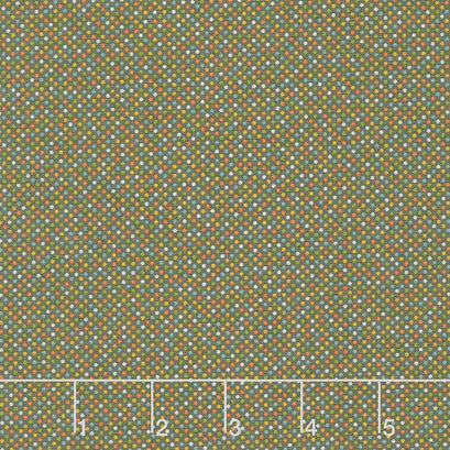 Cozy Up - Pin Dot Grey Skies Yardage