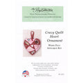 Crazy Quilt Heart Ornament Kit