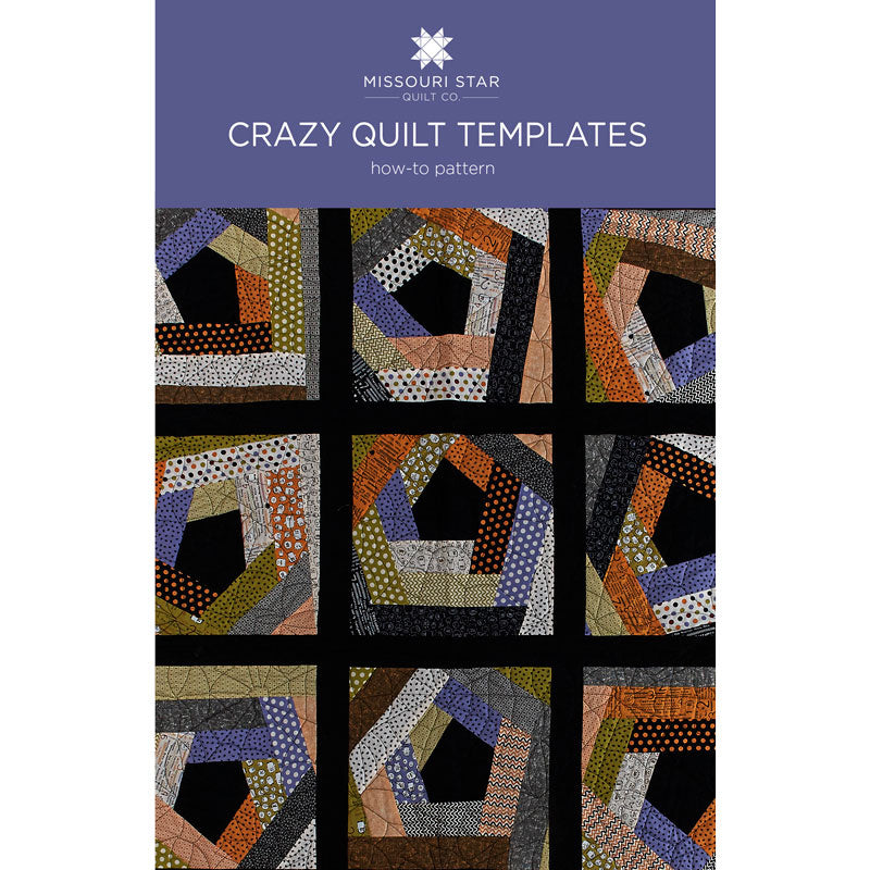 Crazy Quilt Template Set and How-To Pattern Bundle Alternative View #1