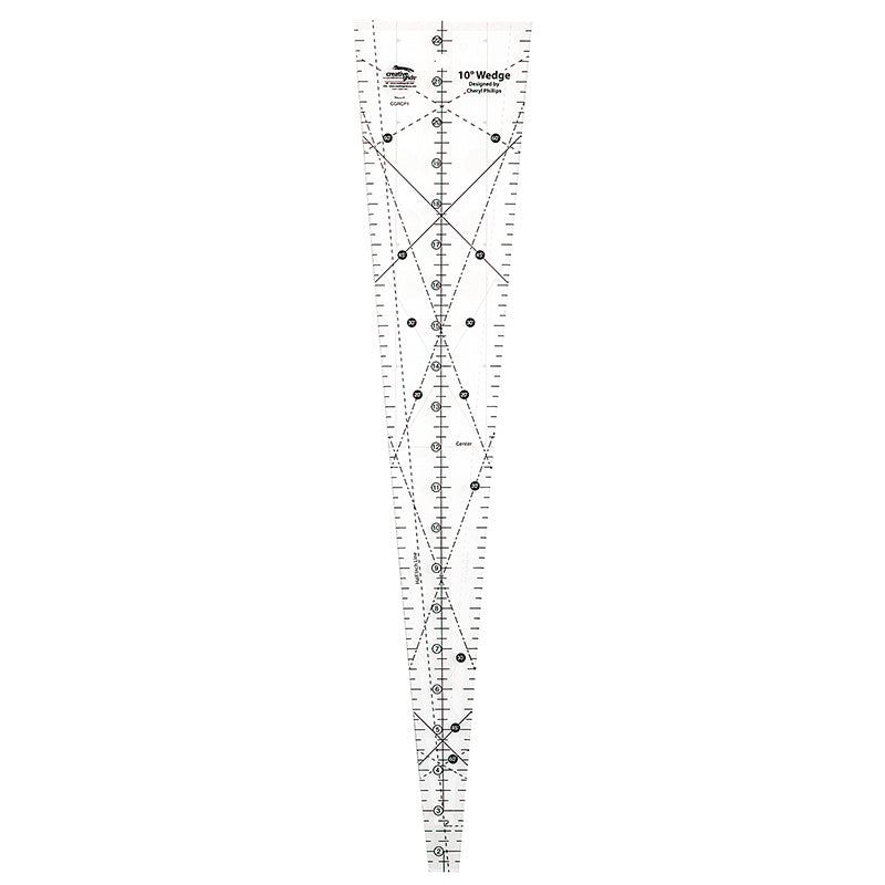 Creative Grids® 10 Degree Wedge Ruler