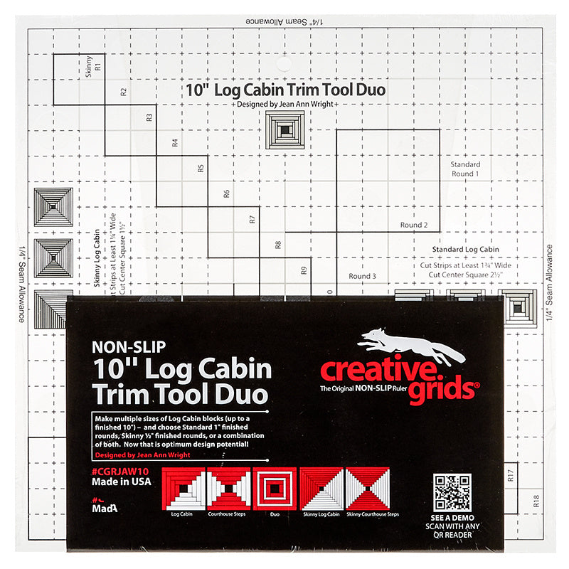 Creative Grids 10" Log Cabin Trim Tool Duo Alternative View #1