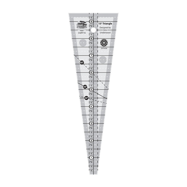 Creative Grids 15 Degree Triangle Ruler Primary Image