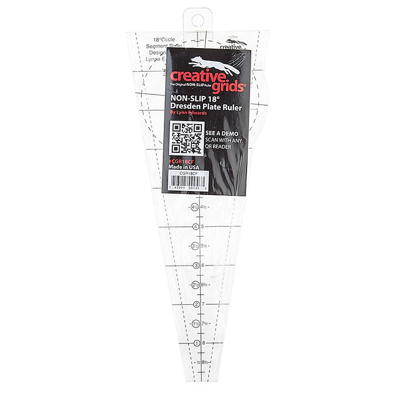 Creative Grids 18 Degree Dresden Plate Quilt Ruler