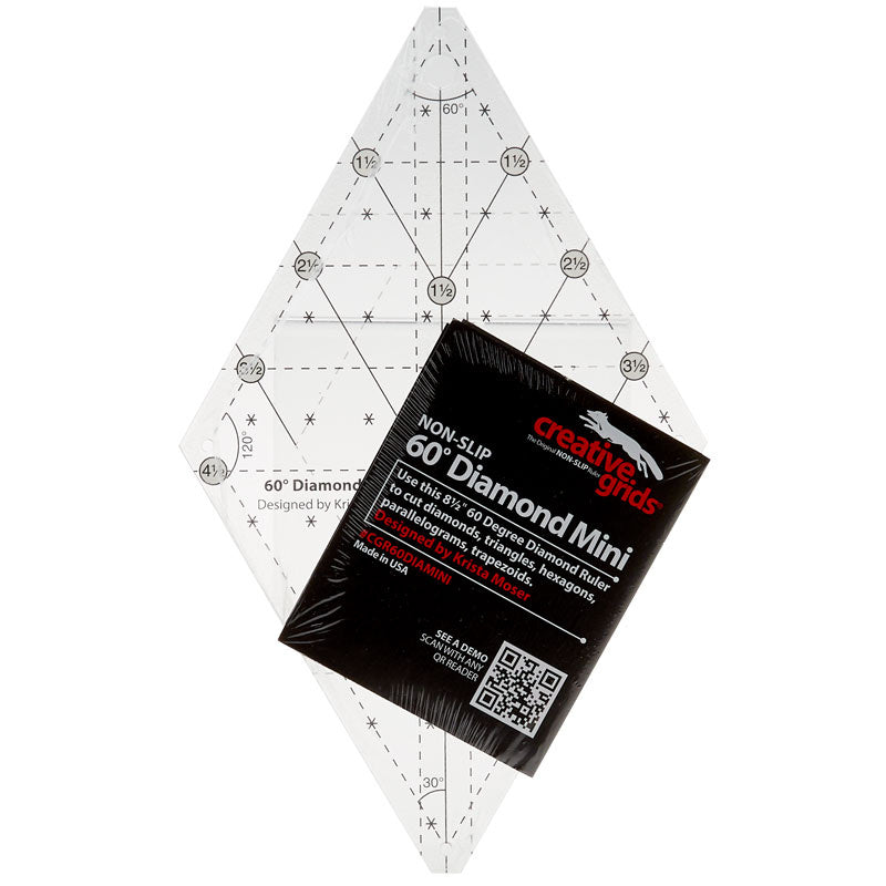 Creative Grids 60 Degree Mini Diamond Ruler
