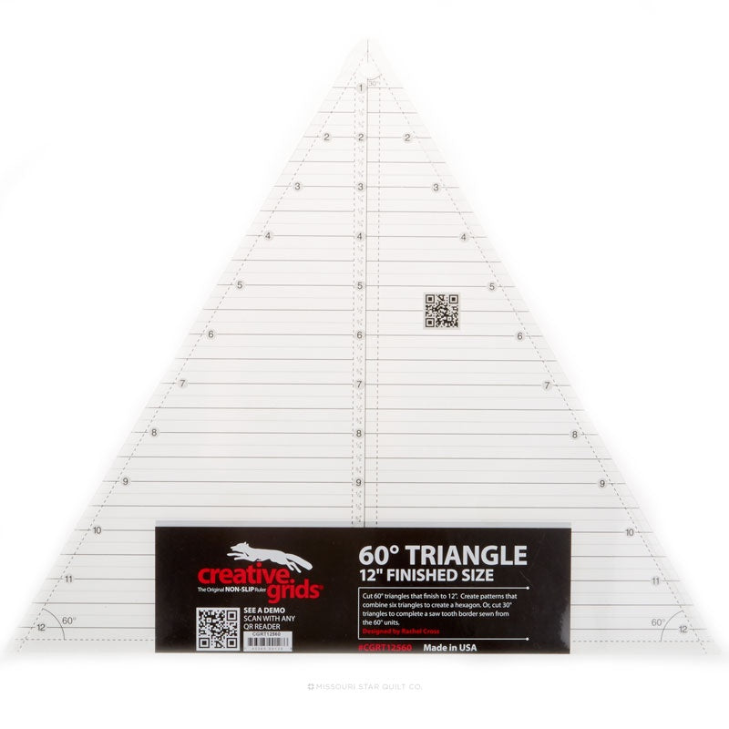 Creative Grids 60 Degree Triangle 12 1/2
