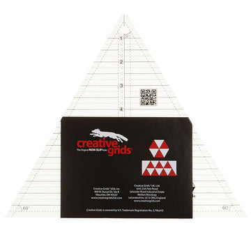 Creative Grids 60 Degree Triangle Ruler - 8-1/2in