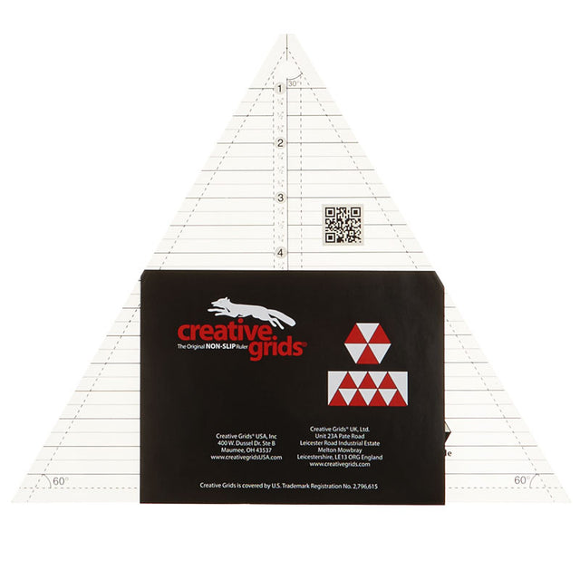 Creative Grids 60 Degree Triangle Ruler - 8-1/2in