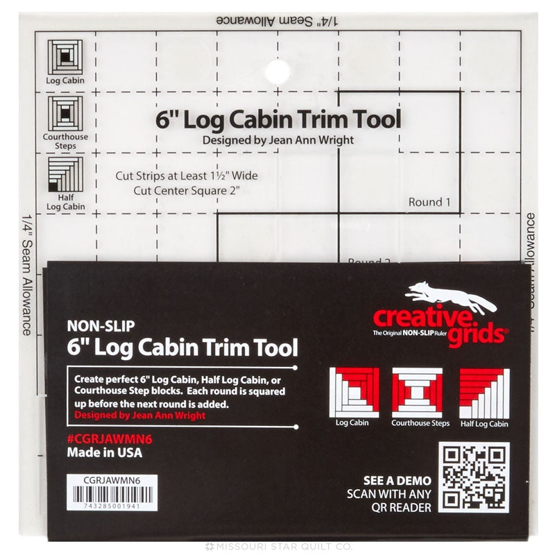 Creative Grids 6" Log Cabin Trim Tool
