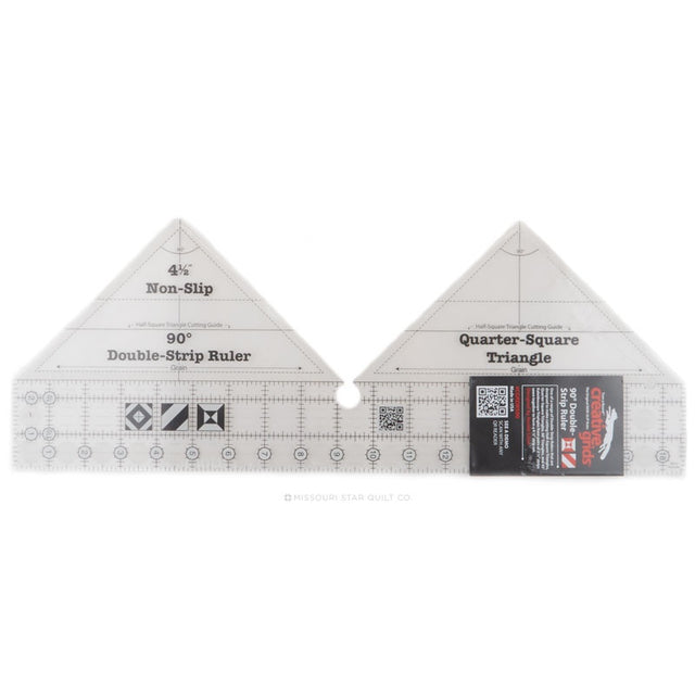 Creative Grids 90 Degree Double-Strip Ruler