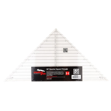 Creative Grids 90 Degree Quarter-Square Triangle Quilt Ruler