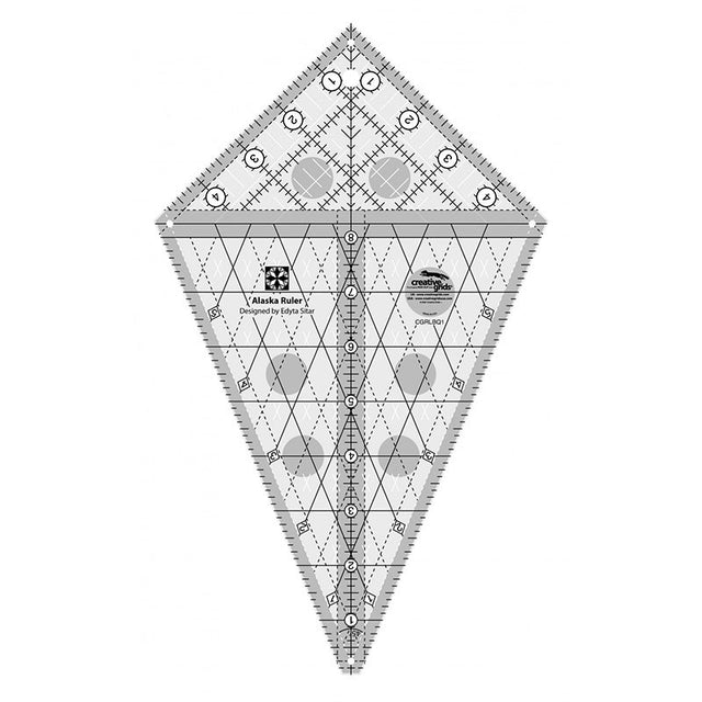 Creative Grids Square Ruler, 4.5 x 4.5