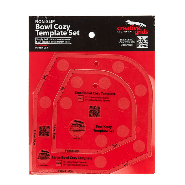 Creative Grids Bowl Cozy Template Set