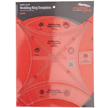 Creative Grids Double Wedding Ring Templates Quilt Ruler