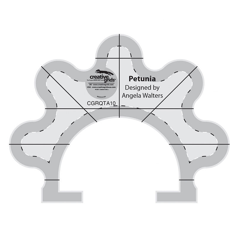 Creative Grids Machine Quilting Tool - Petunia