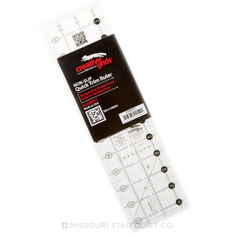 Creative Grids Quick Trim Ruler 3 1/2" X 12 1/2" Rectangle