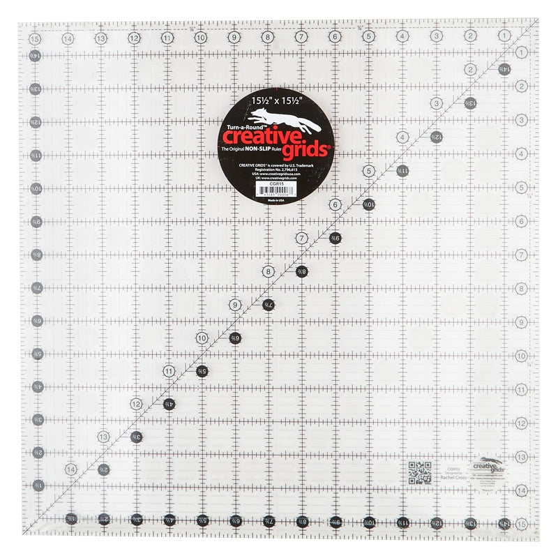 Creative Grids Quilting Ruler 9 1/2in Square