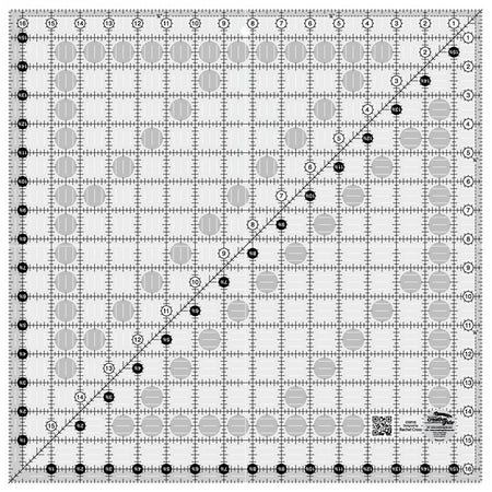 Creative Grids® Quilt Ruler 16 1/2 x 16 1/2 Square - for Creative