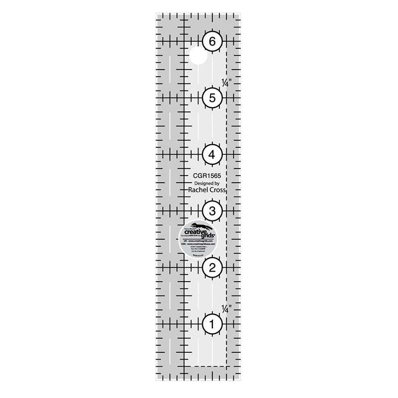 Creative Grids Quilt Ruler - 1 1/2" x 6 1/2" Primary Image