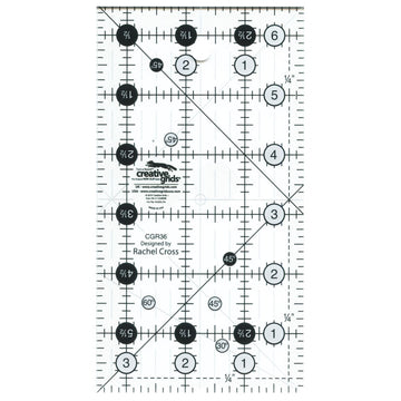 Creative Grids Quilt Ruler 3 1/2" x 6 1/2" Primary Image