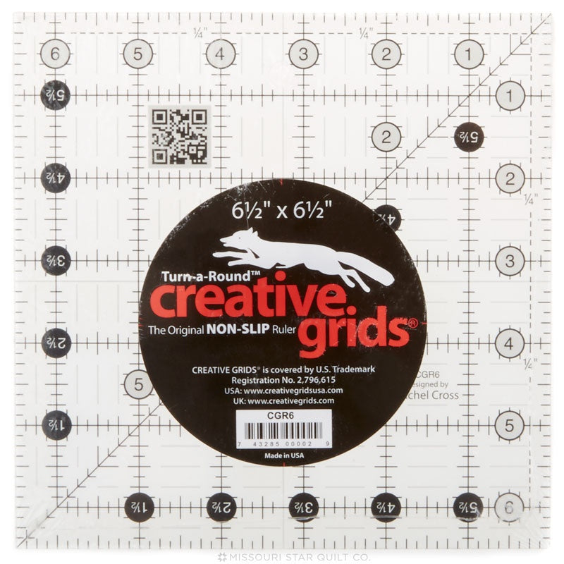 Creative Grids Quilting Ruler 6 1/2in Square
