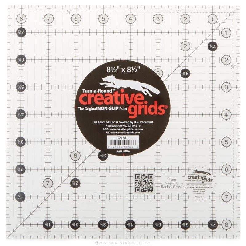 Creative Grids Quilting Ruler 8 1/2in Square