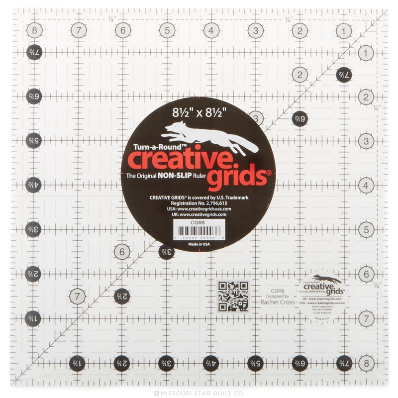 Creative Grids Quilt Ruler 8-1/2in x 18-1/2in - 743285002030