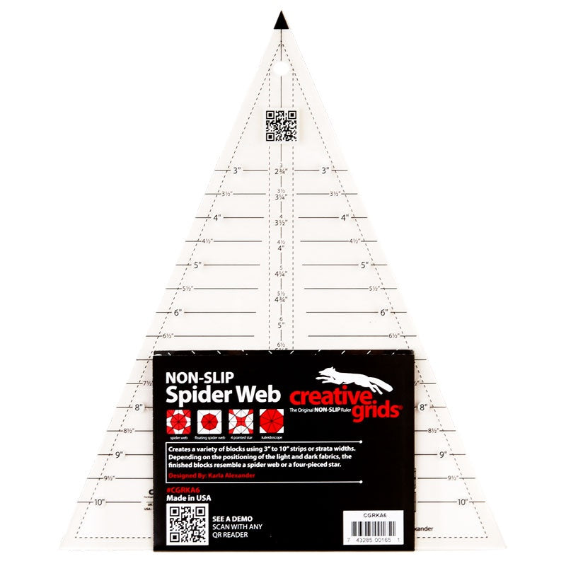 Creative Spider Ruler Creative Grids Spider Web Quilt Ruler