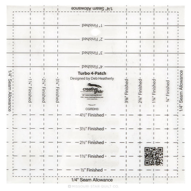 Creative Grids® Turbo 4-Patch Ruler